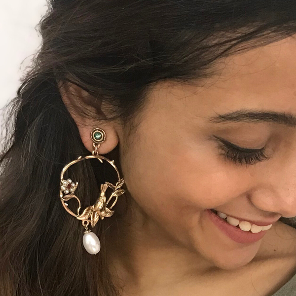 Iris Pearl Tipsyfly Danglers