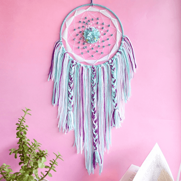 Floral Lilac Dreamcatcher