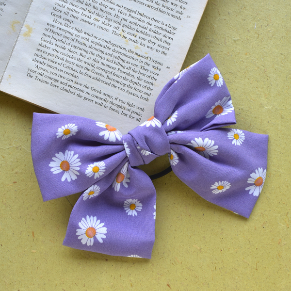 Maxi Sunflower Bow Scrunchies