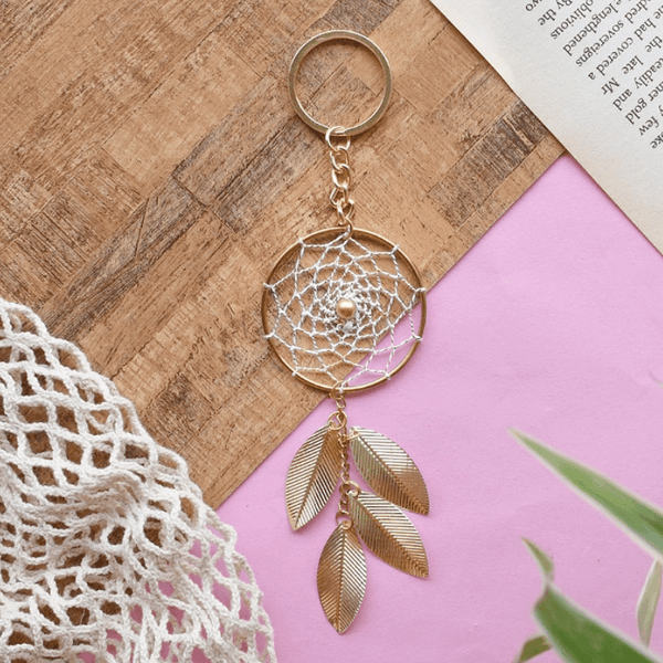 Golden Snitch Dreamcatcher Keychain