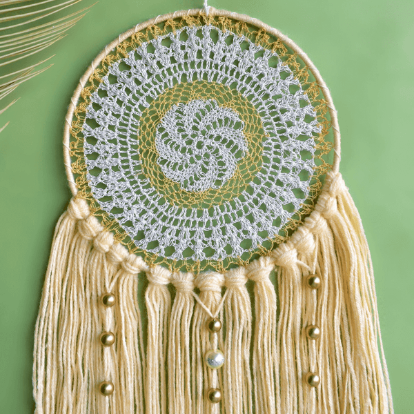 Crochet Dreamcatcher Wall Hanging