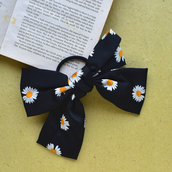 Maxi Sunflower Bow Scrunchies