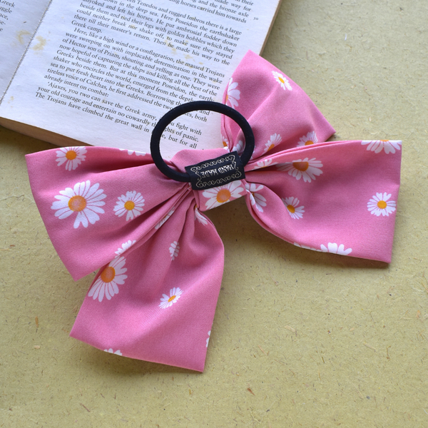 Maxi Sunflower Bow Scrunchies