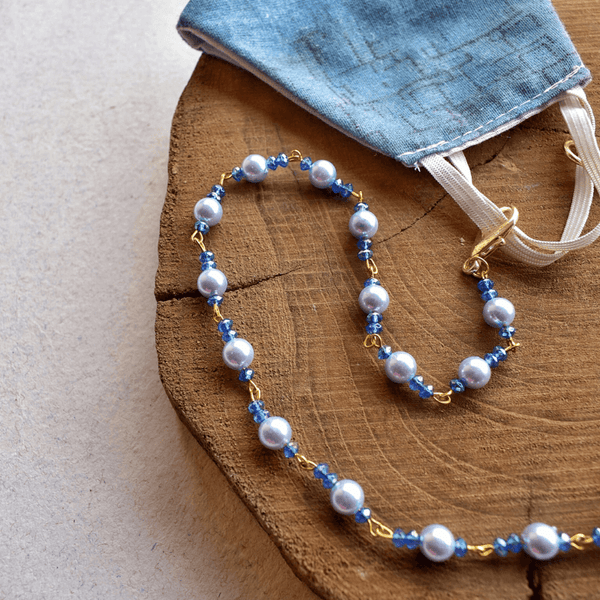 Blue Pearl Chain