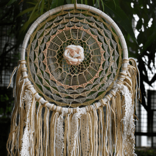 Distress Lace Dreamcatcher