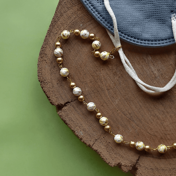 Yellow Gold Beaded Chain