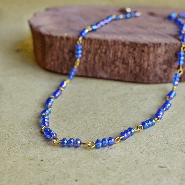 Beaded Blue Chain