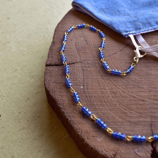 Beaded Blue Chain