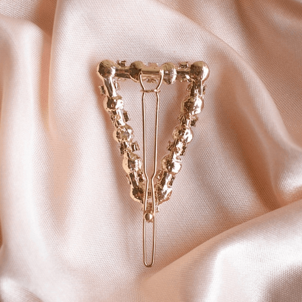 Pearl Triangle Barrette