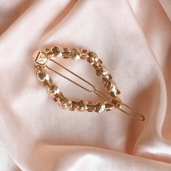Pearl Elliptical Barrette