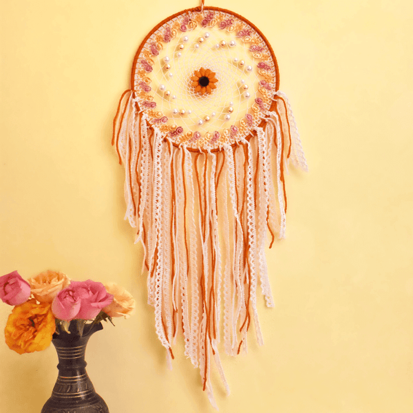Lace Dreamcatcher - Orange