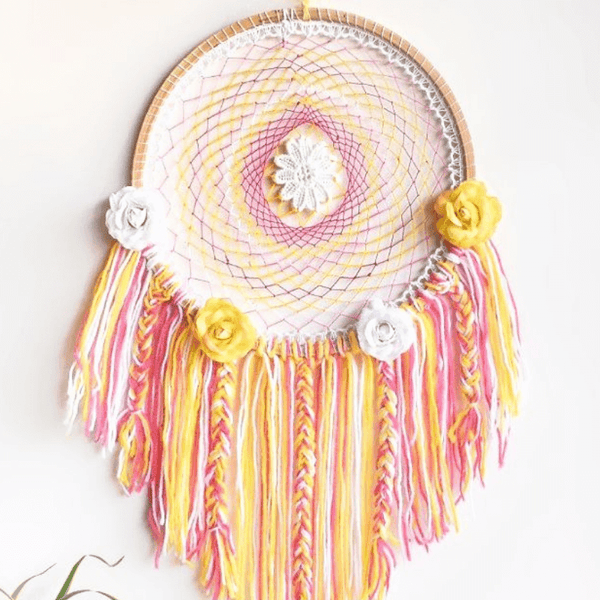 Classic Flower Lace Dreamcatcher