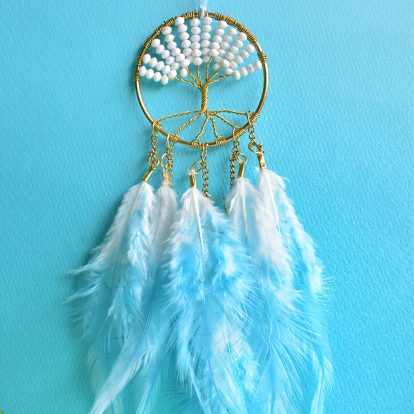 Tree of Life Dreamcatcher - White
