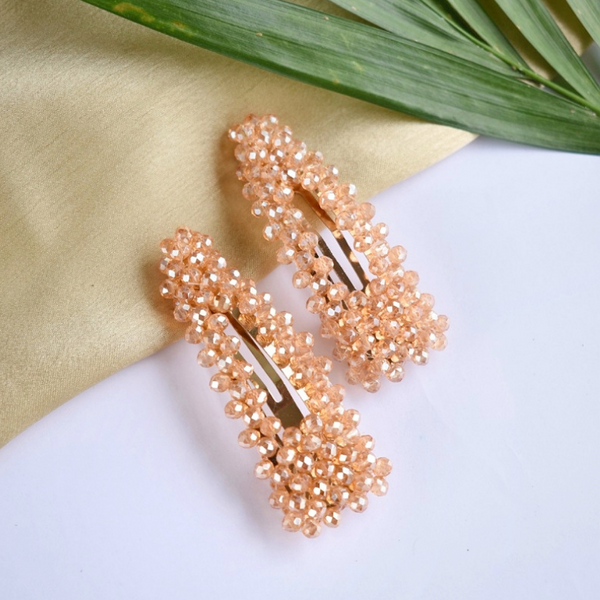 Blingy Stone Triangle Hairclips
