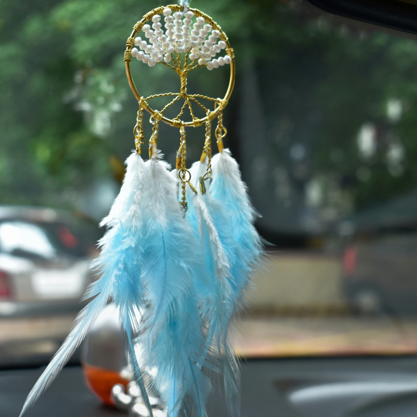 Tree of Life Dreamcatcher - White