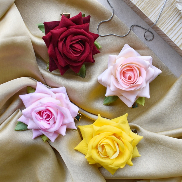 Rose Hairclips